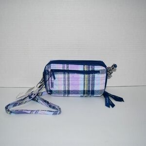 Vera Bradley RFID 3-in-1 Crossbody Bag - Amethyst Plaid
